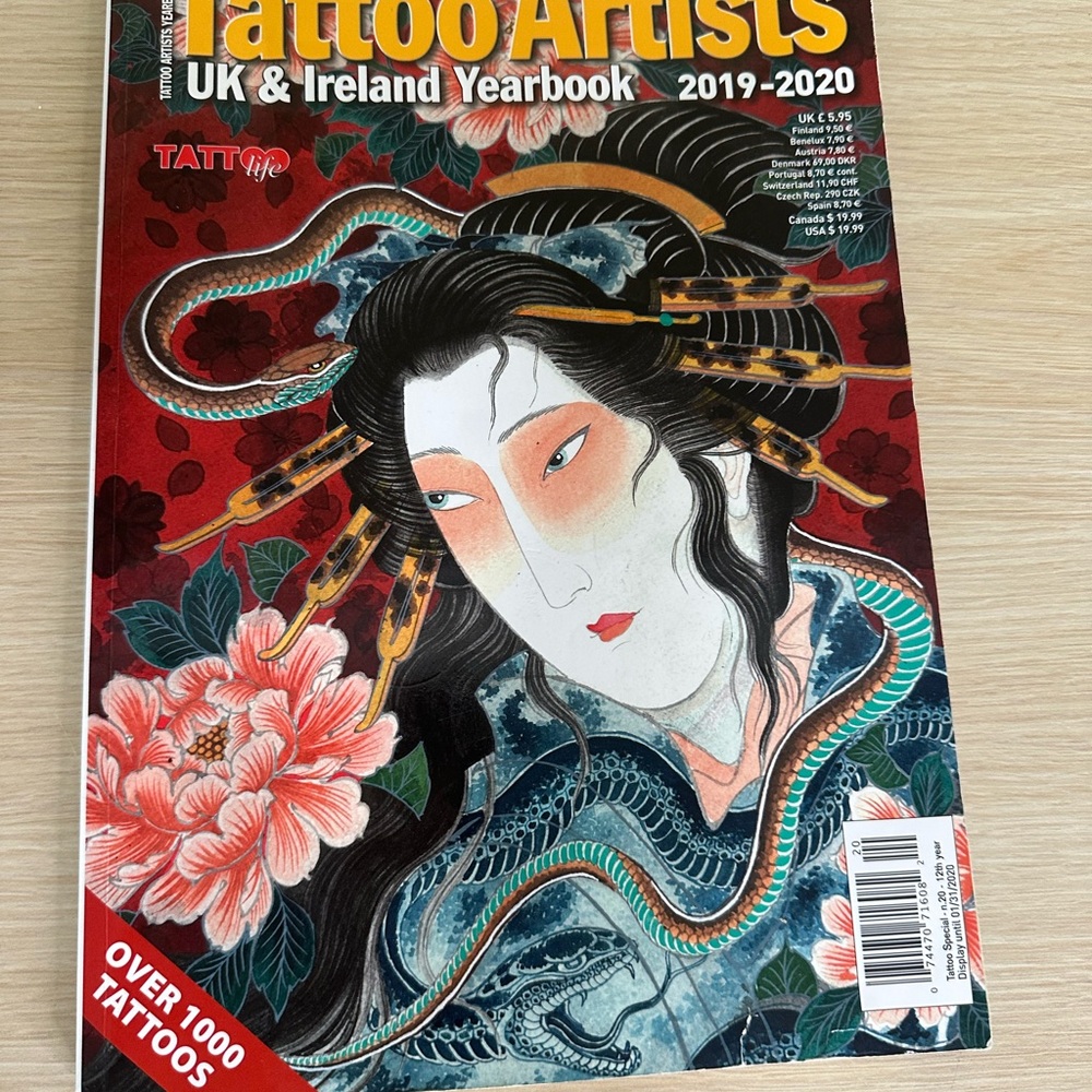 tattoo artists uk & ireland yearbook 2019-2020